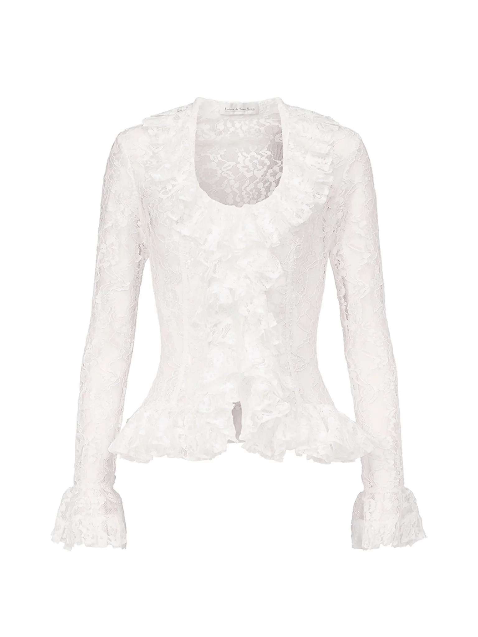 Ruffle Blouse in Lace